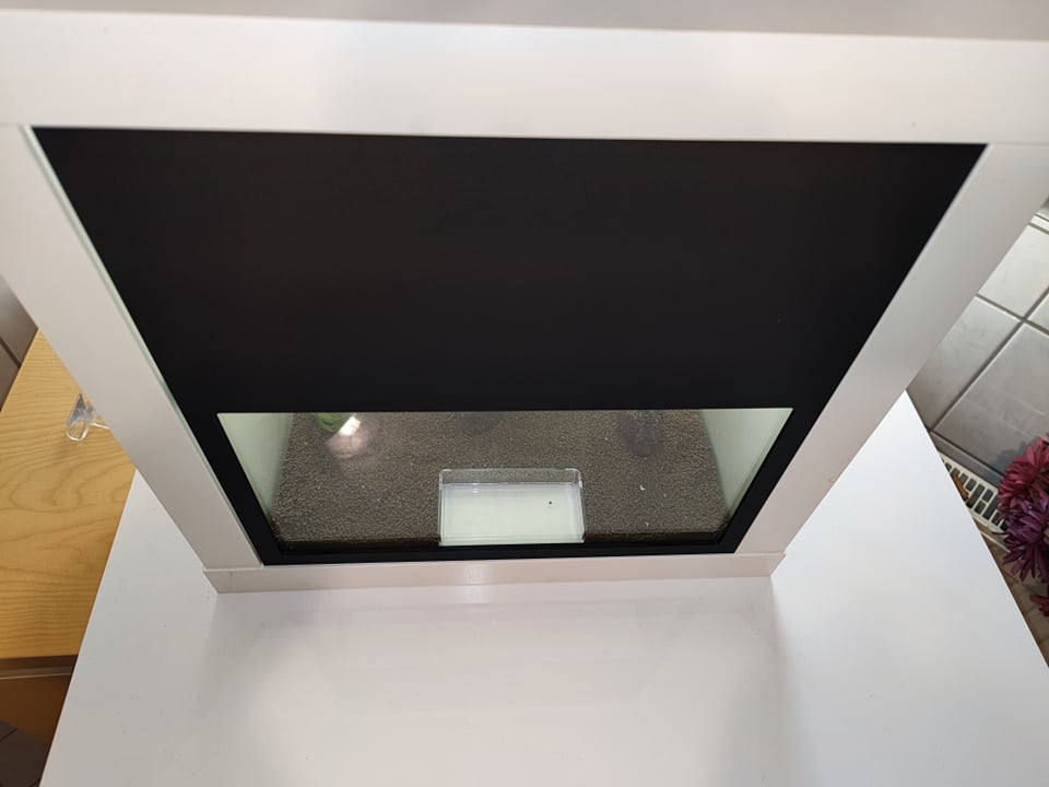 Bild 1 von Kallax Lichtblende Fullcover Schwarz, genarbt  / () schwarz/satiniert passend zu 20er Beckenhöhe