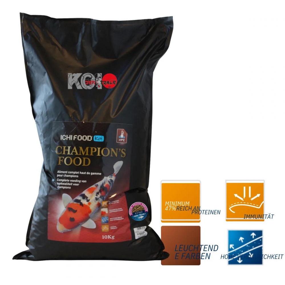 Bild 1 von Ichi Food Koi Futter Champion´s medium 4-5 mm 10 Kg