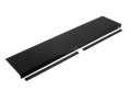 Doppel Basic Blende Schwarz glänzend für das IKEA Kallax Regal (1 Stück)